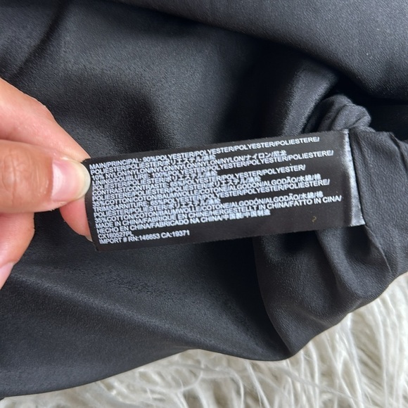 C/Meo Collective For The People Playsuit Ribbed Knit Black Lace Up Mini Romper M - Picture 9 of 12